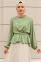 Meysa Mint Yeşili Gömlek