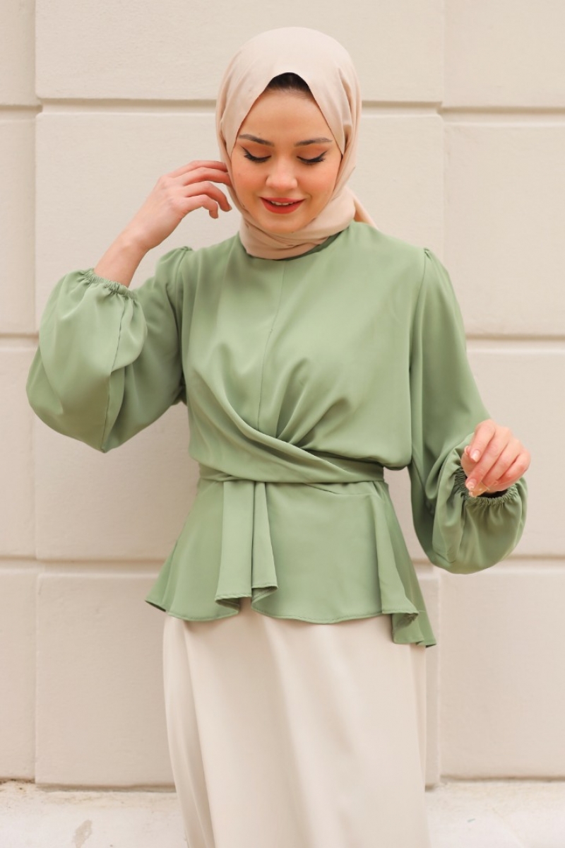 Meysa Mint Yeşili Gömlek