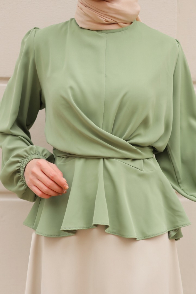 Meysa Mint Yeşili Gömlek