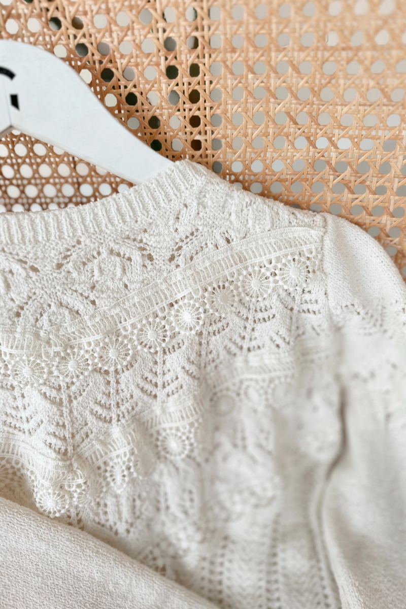 Mibra Ekru Triko Kazak