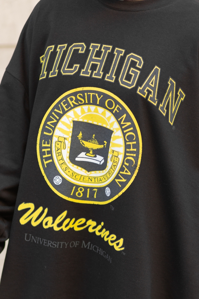 Michigan Siyah Sweat