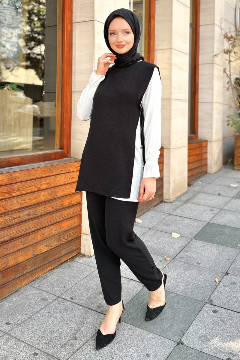 Mihra Siyah Üçlü Takım