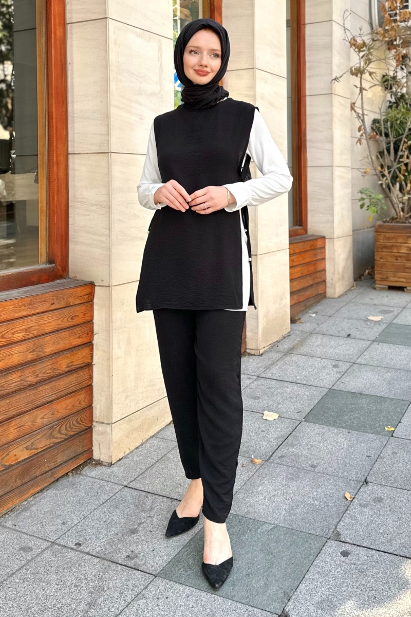 Mihra Siyah Üçlü Takım