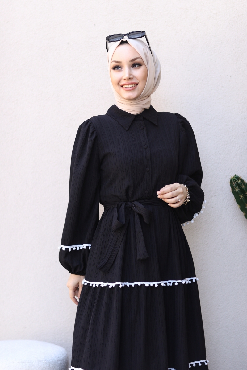 Milen Siyah Elbise