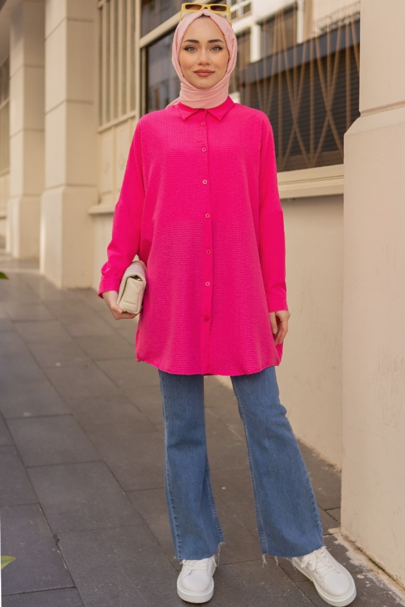 Minia Pembe Tunik