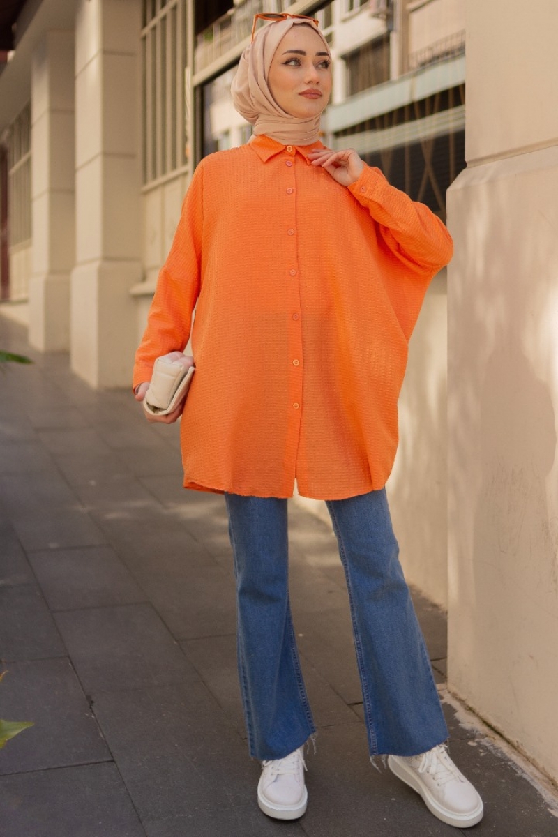 Minia Turuncu Tunik