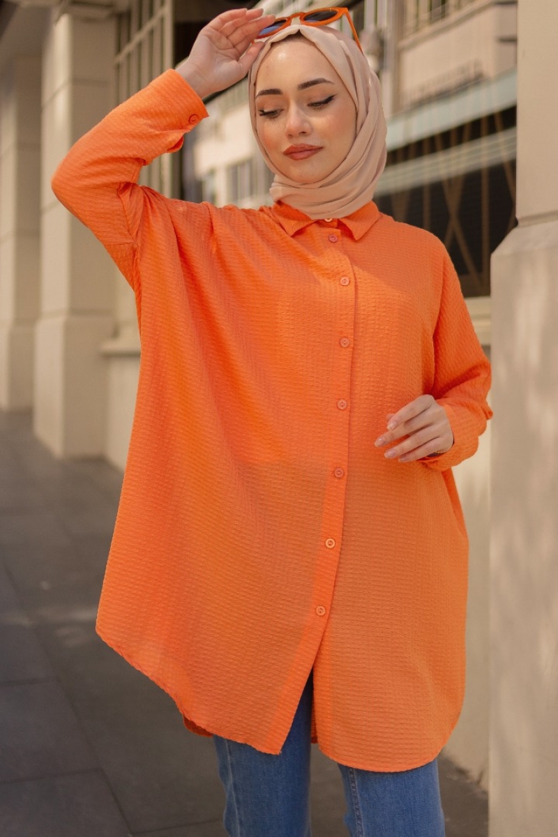 Minia Turuncu Tunik