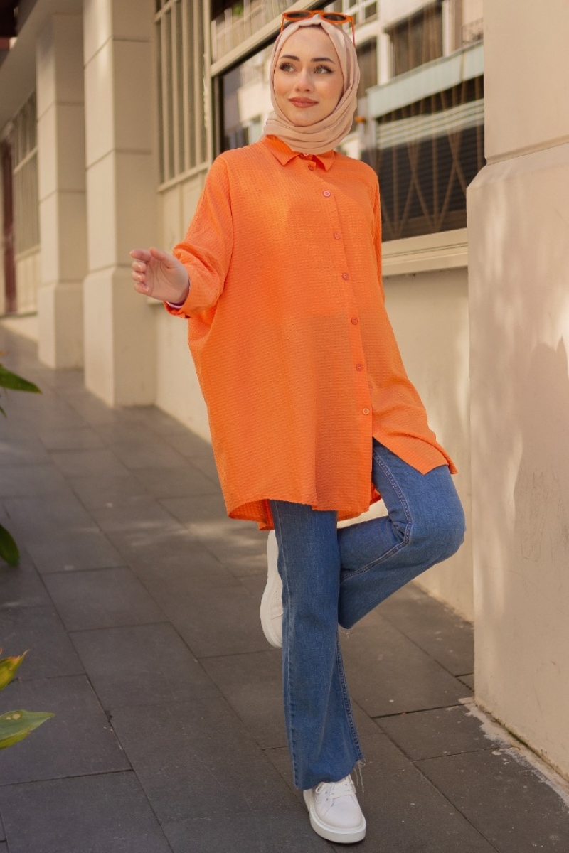 Minia Turuncu Tunik