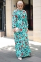 Mirana Yeşil Viskon Elbise