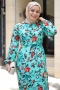 Mirana Yeşil Viskon Elbise
