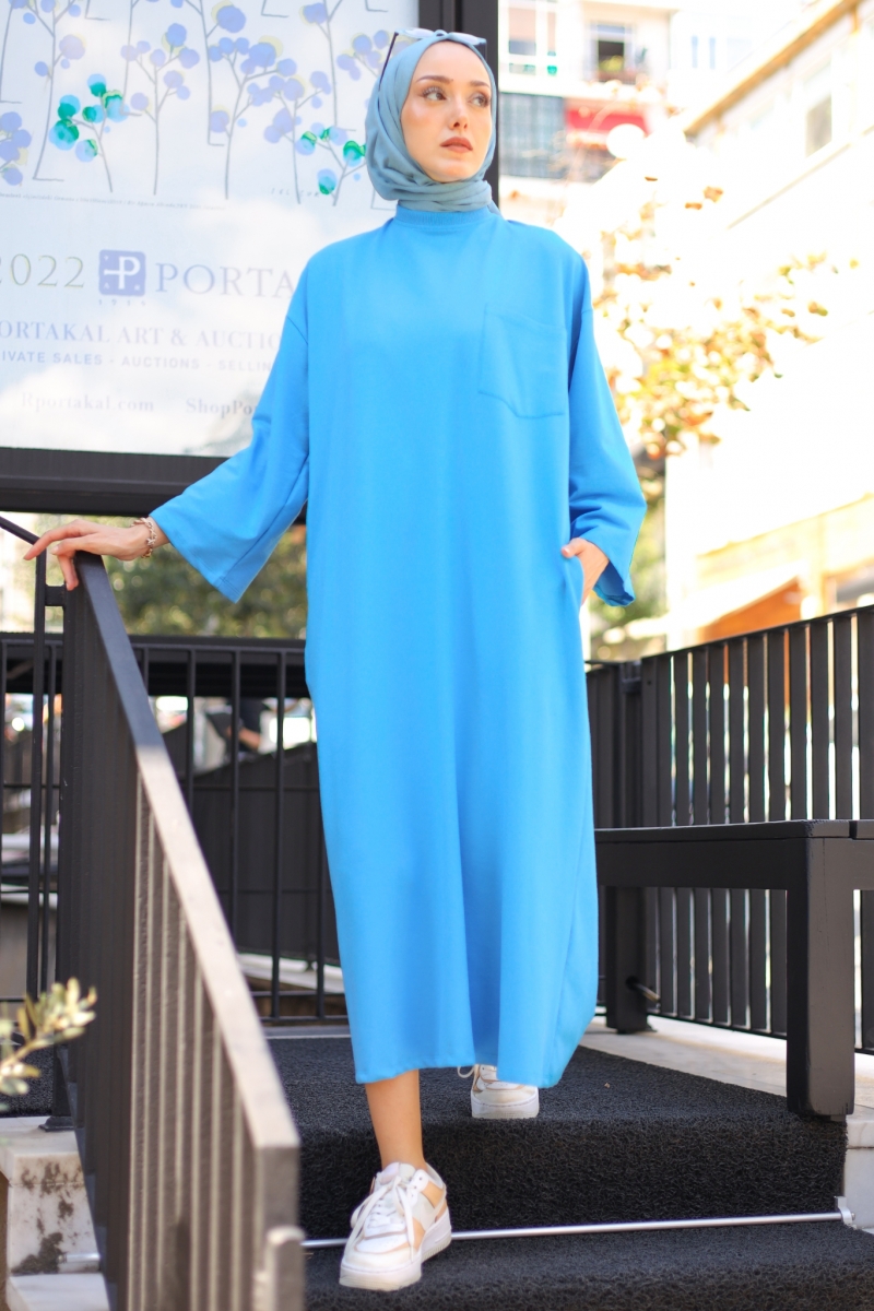 Mishe Mavi Elbise
