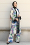 Mitra Siyah Kimono Takım