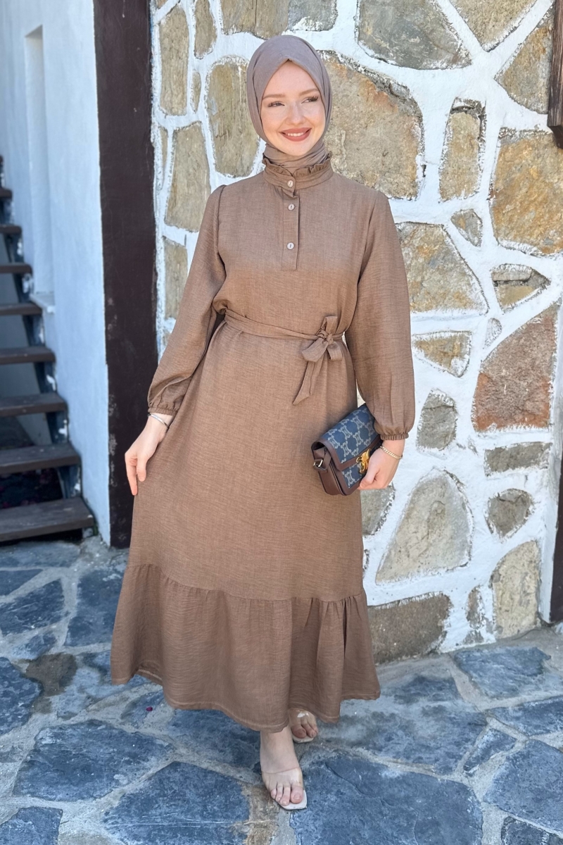 Moly Camel Elbise