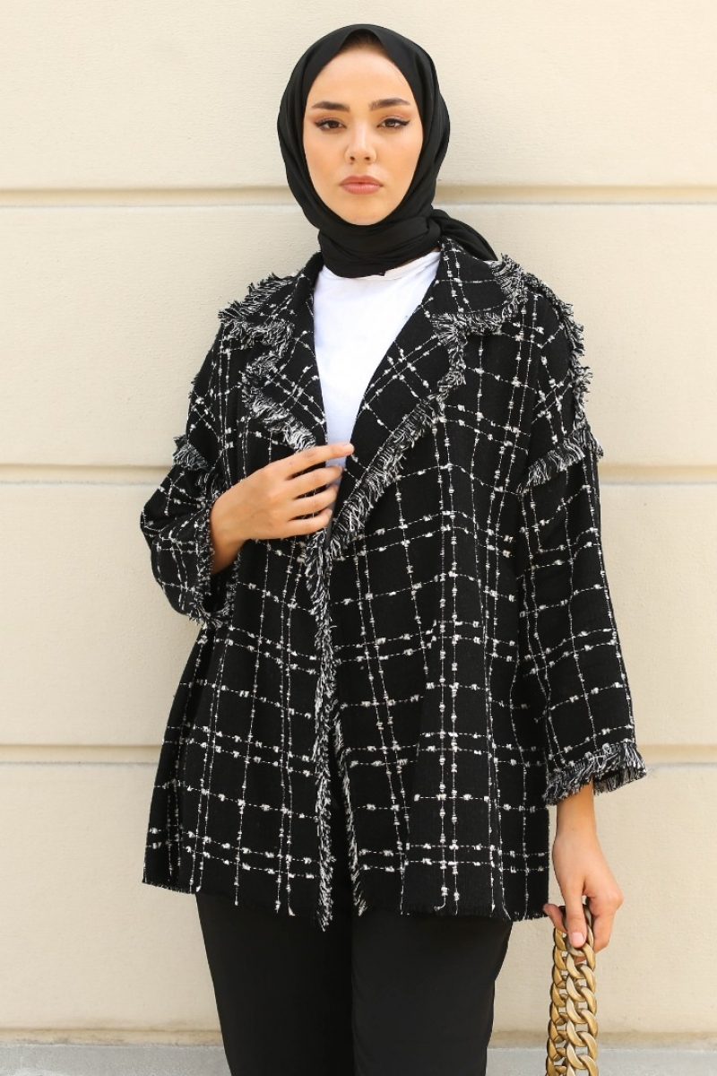 Monaco Siyah Tüvit Ceket