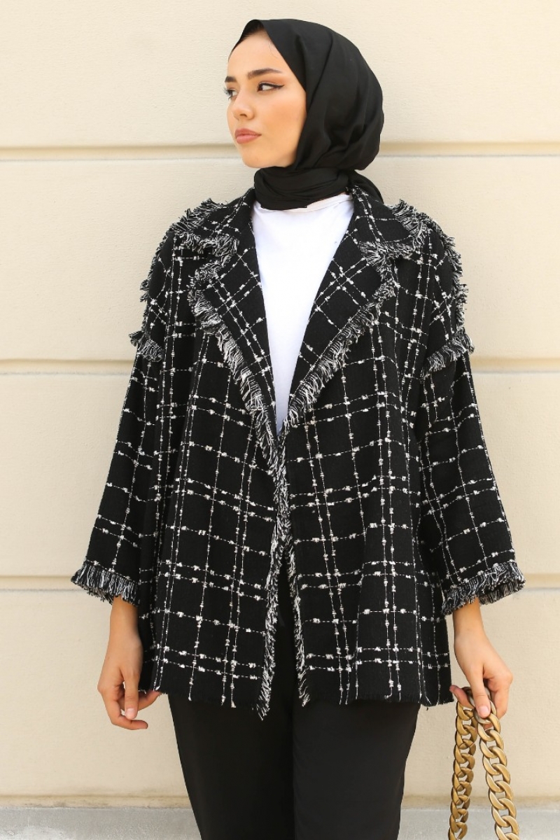 Monaco Siyah Tüvit Ceket