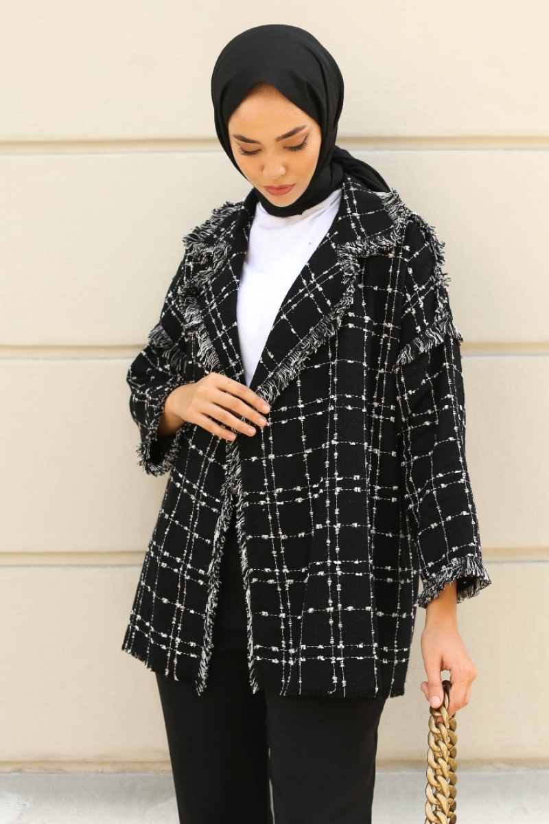 Monaco Siyah Tüvit Ceket