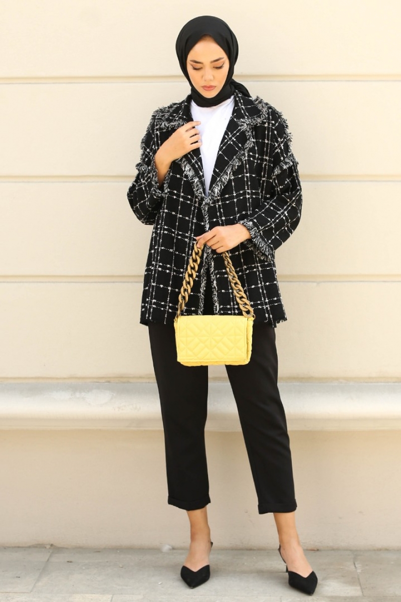 Monaco Siyah Tüvit Ceket