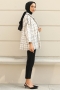 Monaco Ekru Tüvit Ceket