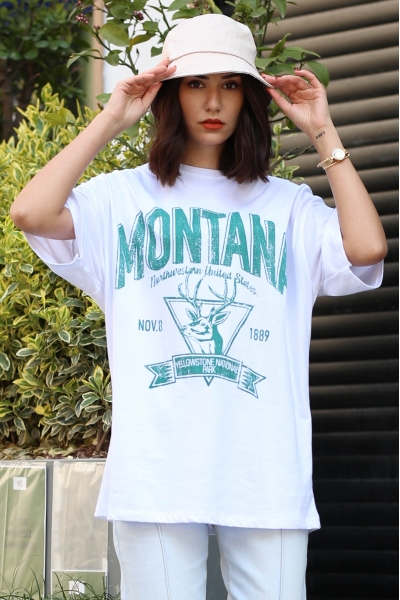 Montana Beyaz T-Shirt