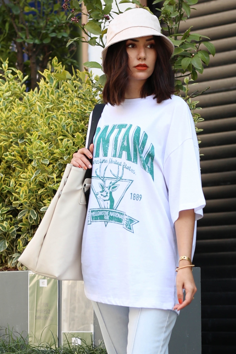 Montana Beyaz T-Shirt