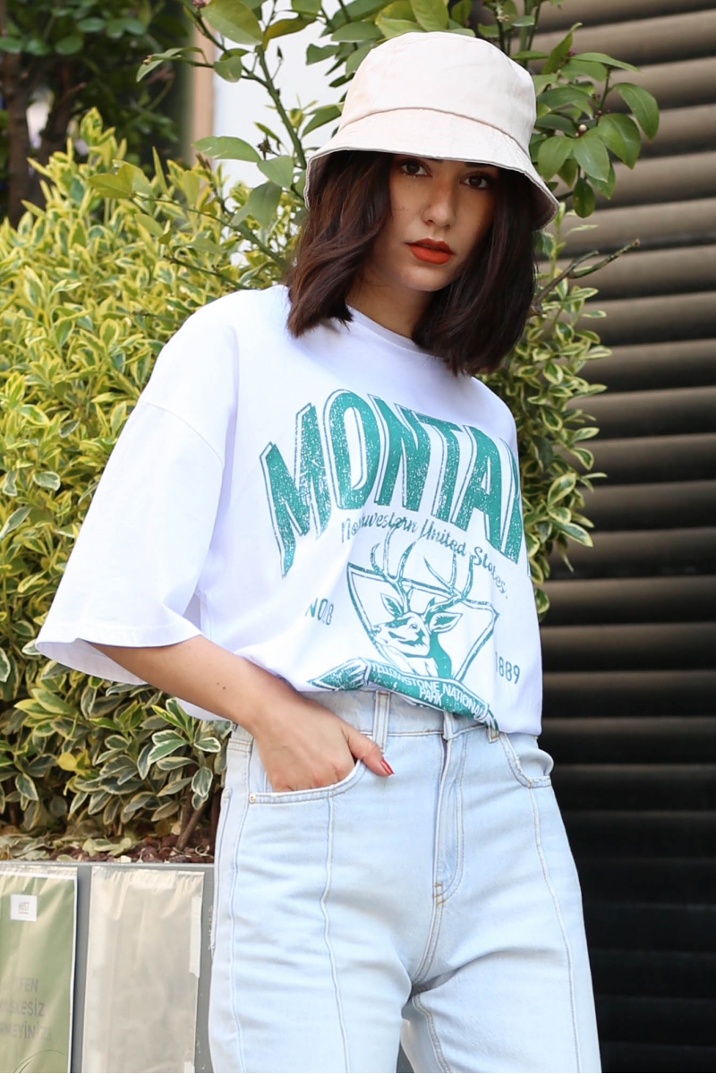 Montana Beyaz T-Shirt