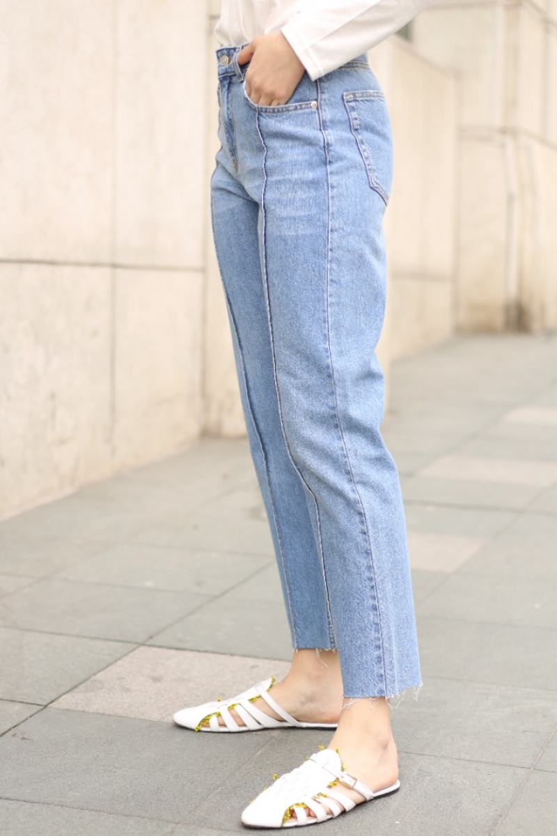 Morena Mavi Pantolon