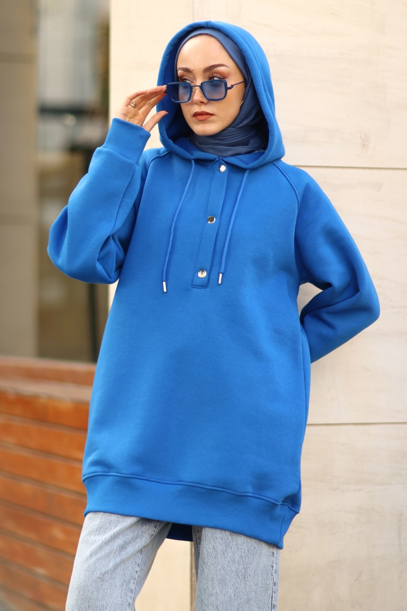 Morgen Saks Mavi Sweat