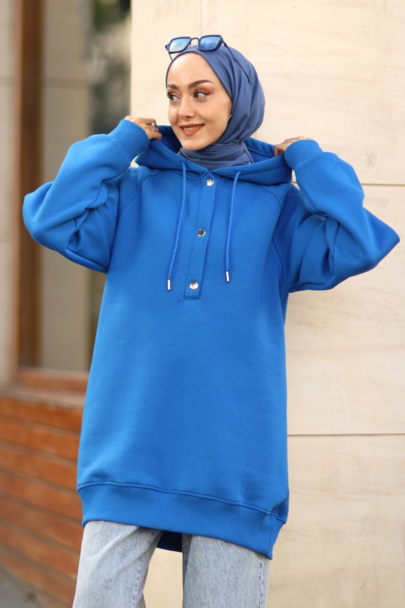 Morgen Saks Mavi Sweat