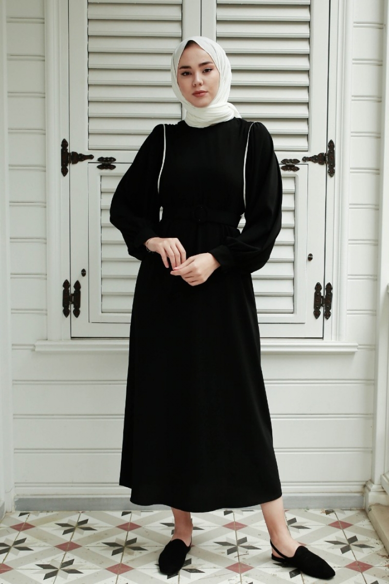 Morilla Siyah Elbise