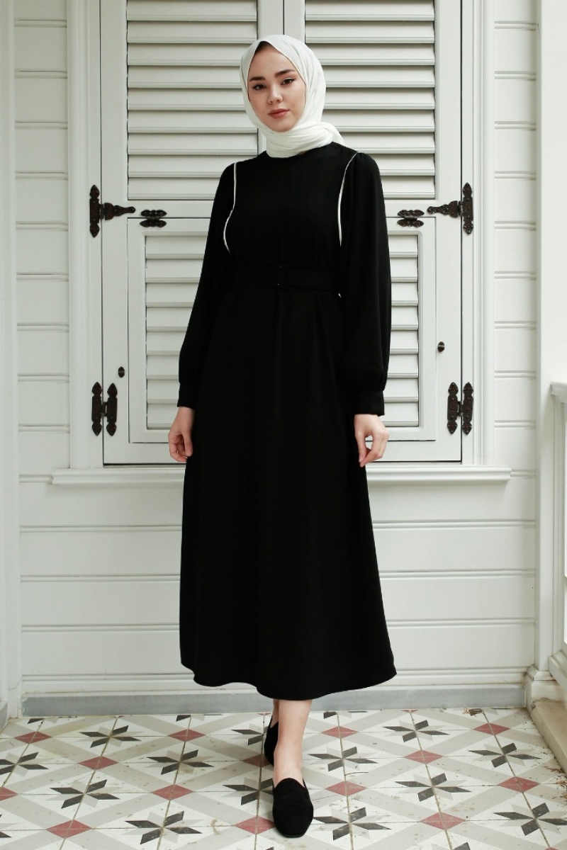 Morilla Siyah Elbise