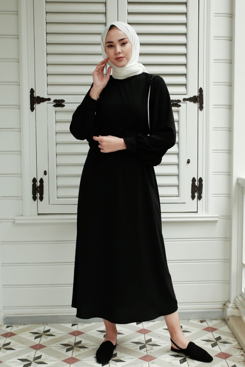 Morilla Siyah Elbise