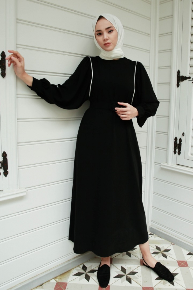 Morilla Siyah Elbise