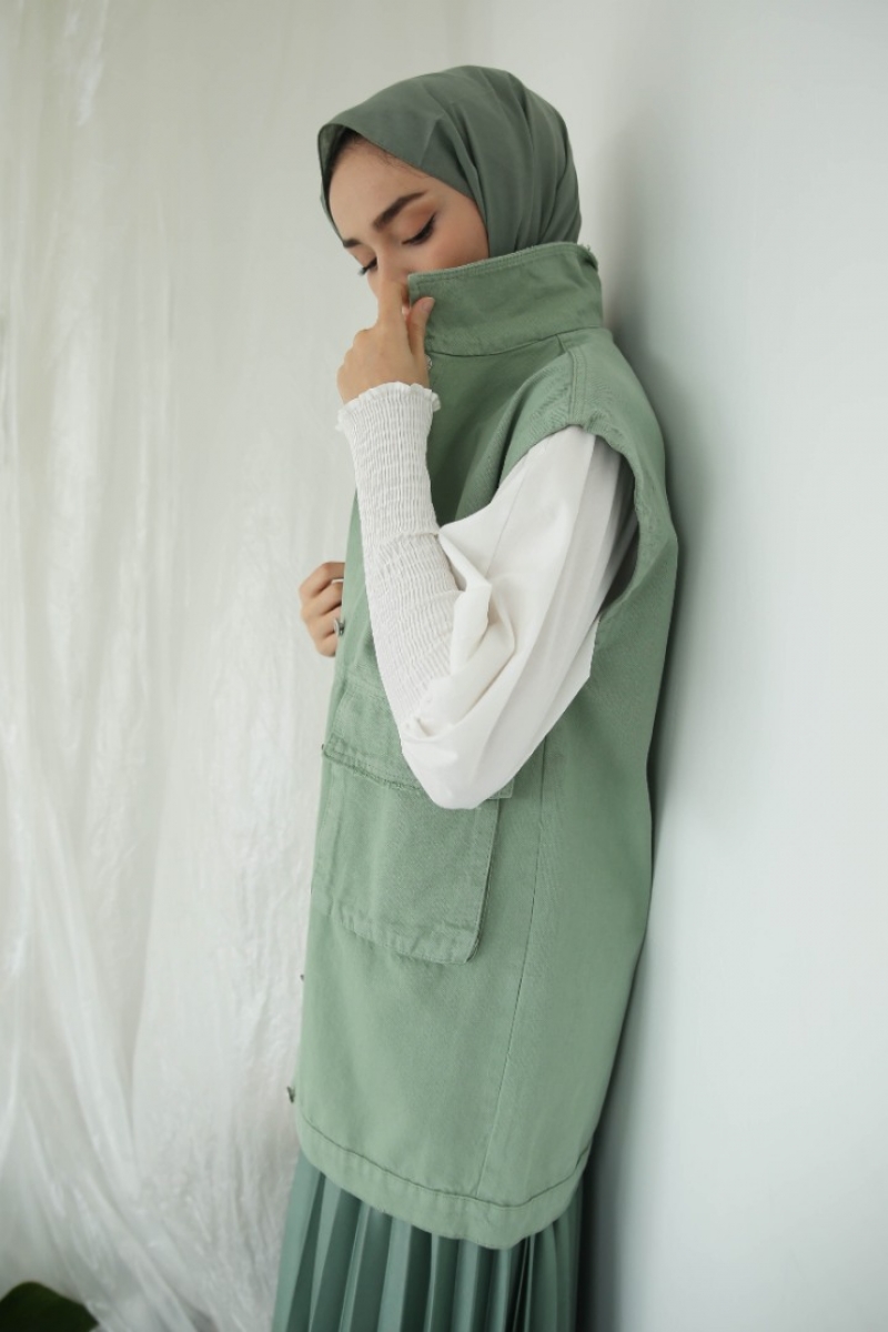 Motta Mint Yeşili Yelek