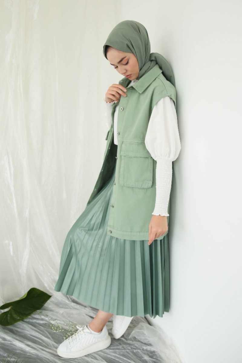 Motta Mint Yeşili Yelek