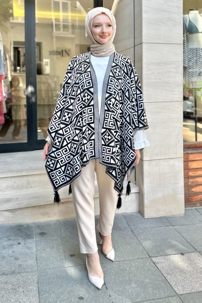 Nadi Siyah Triko Panço