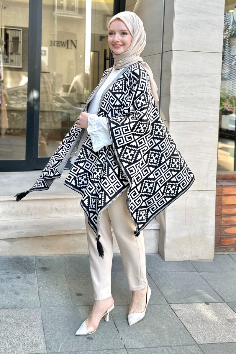 Nadi Siyah Triko Panço