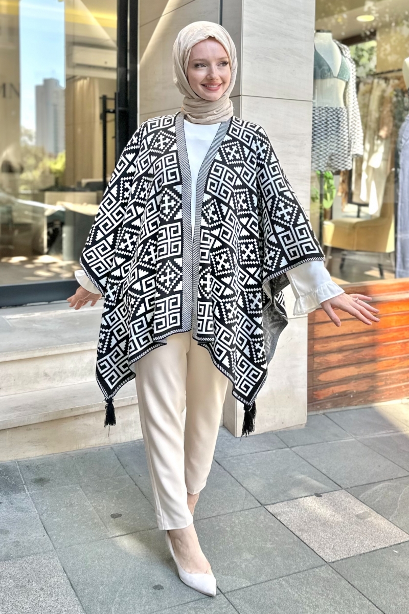 Nadi Siyah Triko Panço