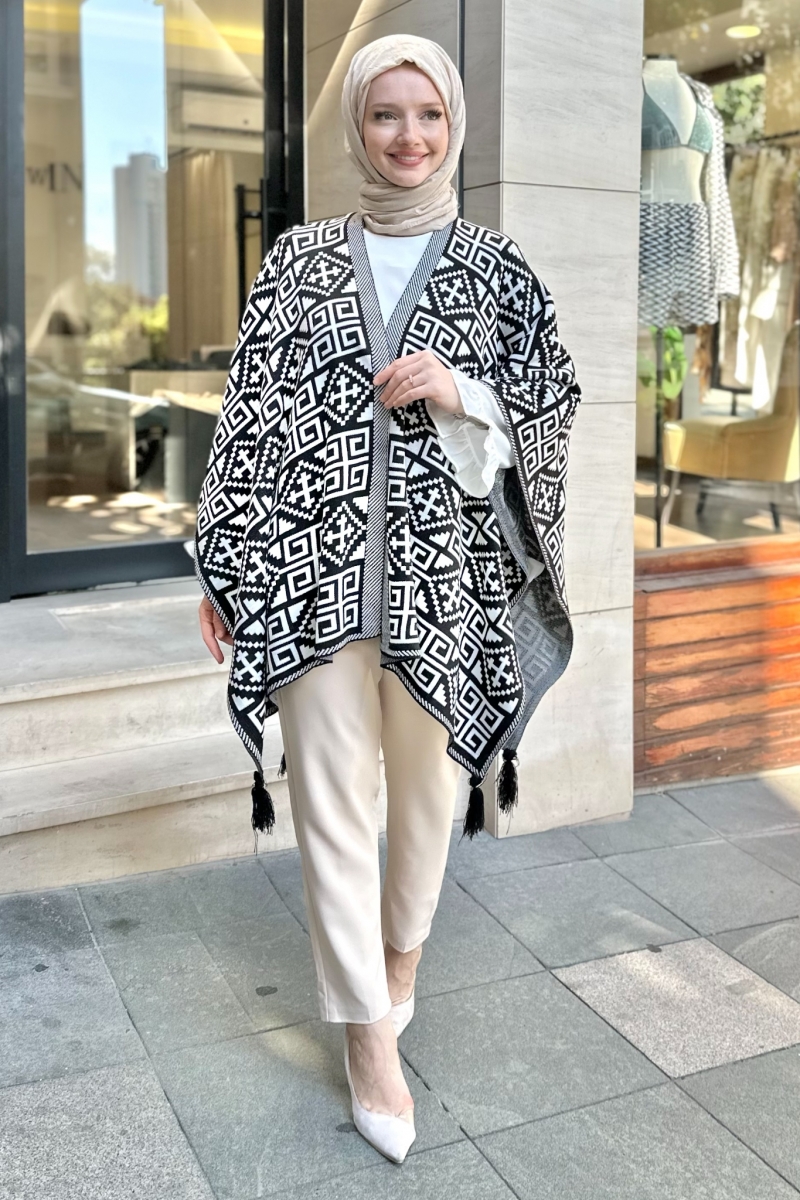 Nadi Siyah Triko Panço