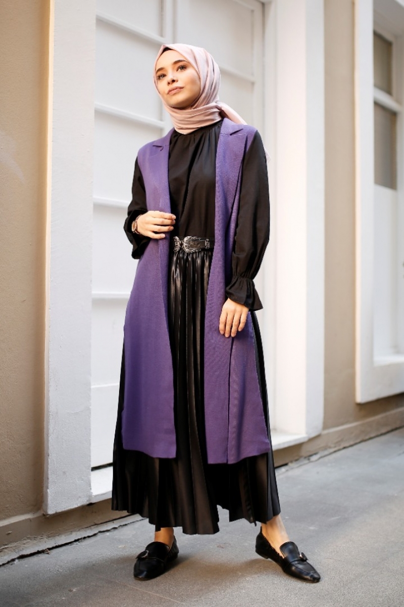 Natür Mor Triko Yelek