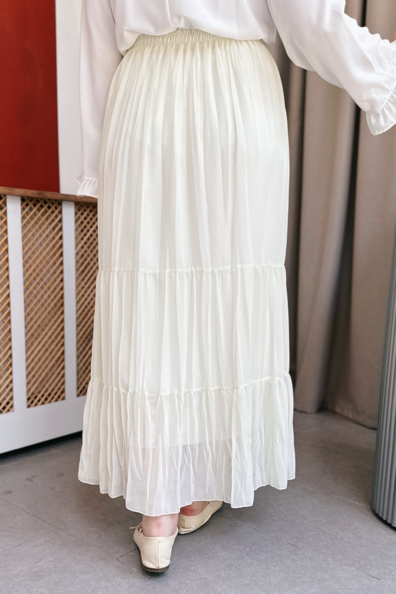 Nefel Limon Yeşili Etek