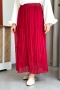 Nefel Kırmızı Etek