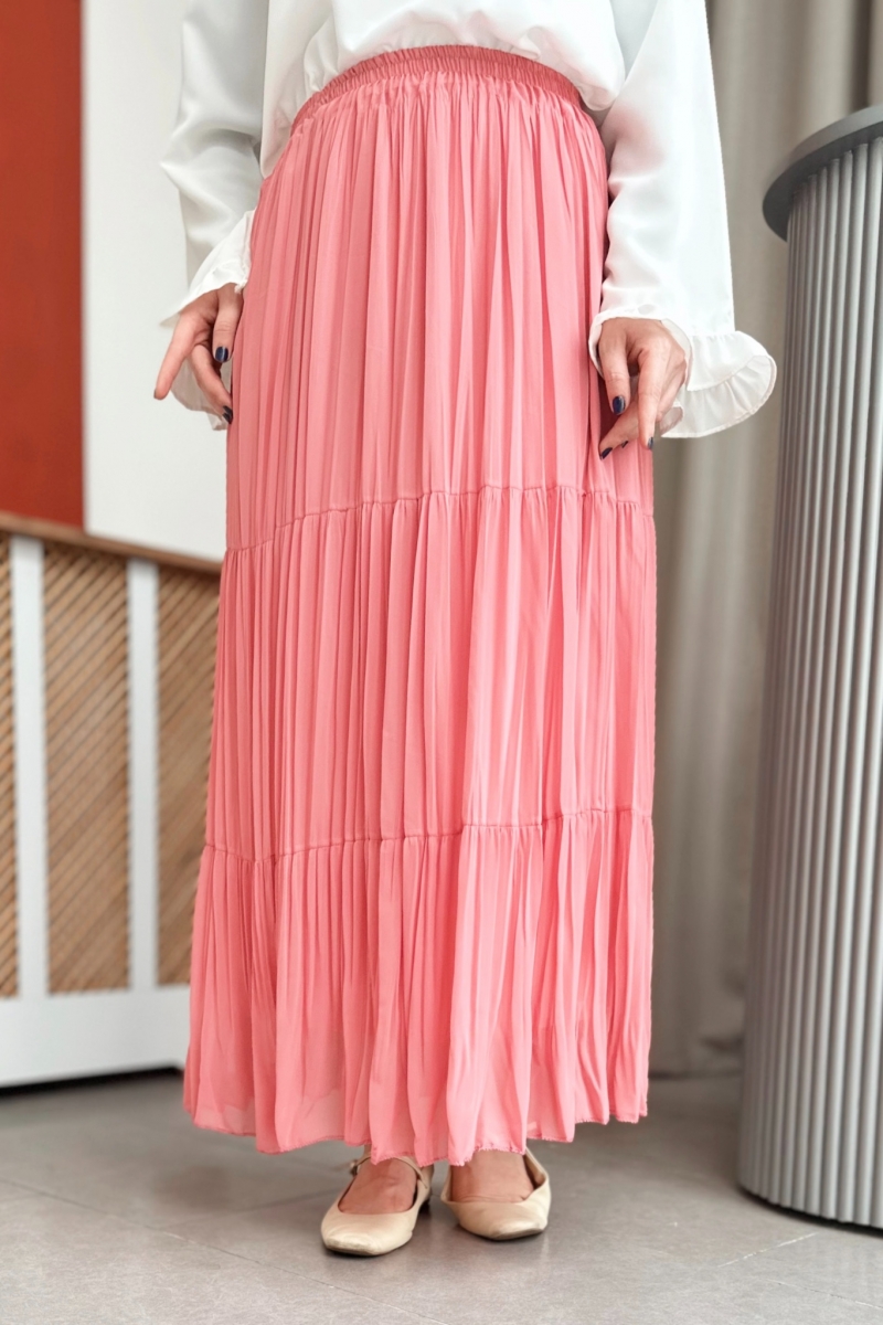 Nefel Açık Pembe Etek