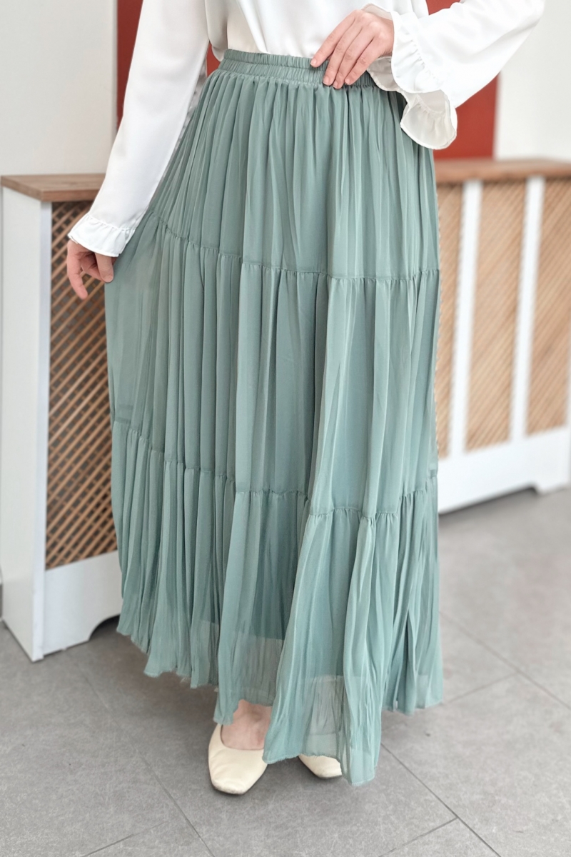 Nefel Mint Yeşili Etek