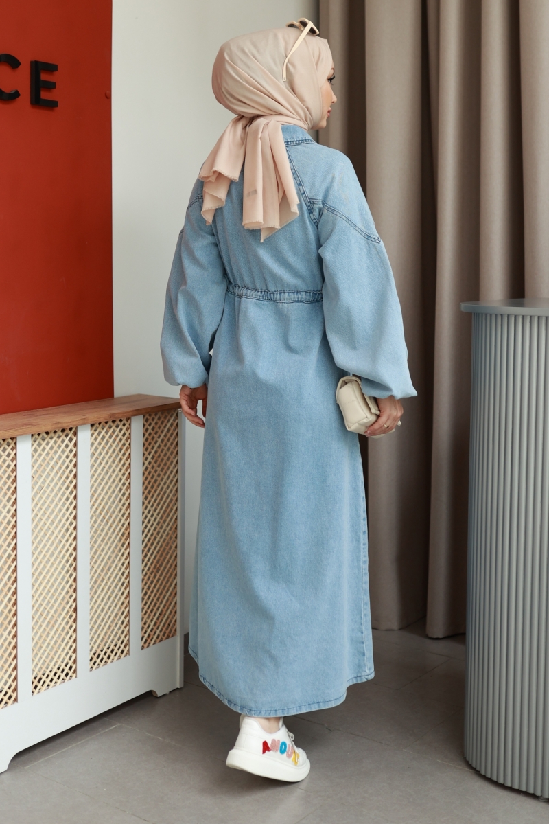 Nelson Mavi Kot Elbise