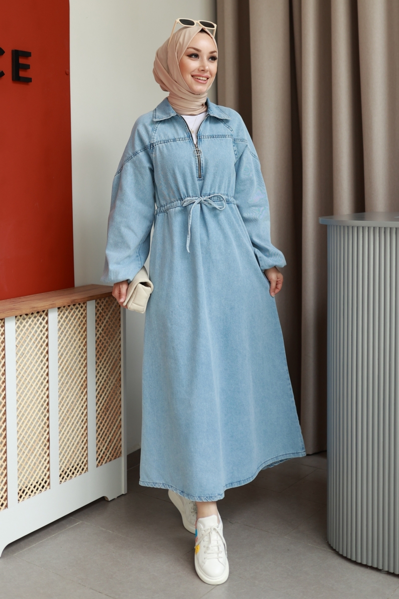 Nelson Mavi Kot Elbise