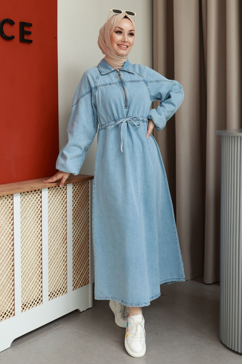 Nelson Mavi Kot Elbise