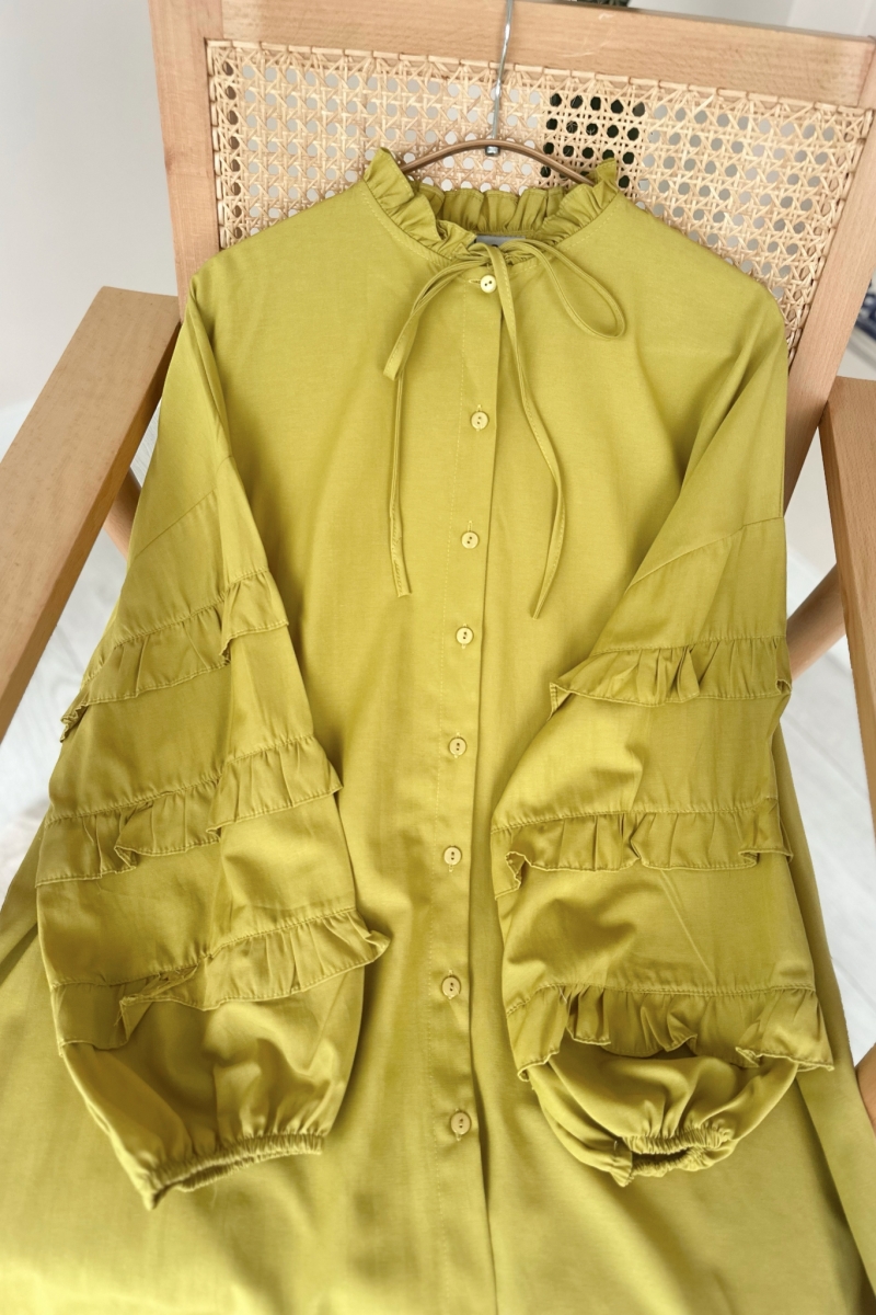 Neol Yağ Yeşili Tunik