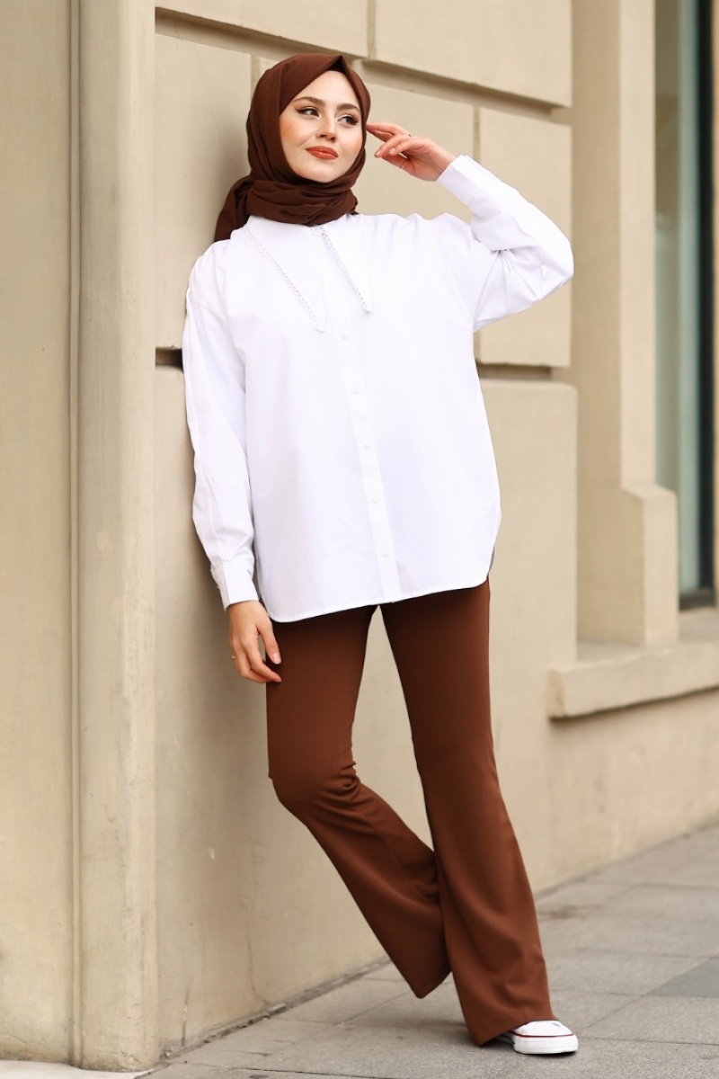 Nerissa Beyaz Gömlek