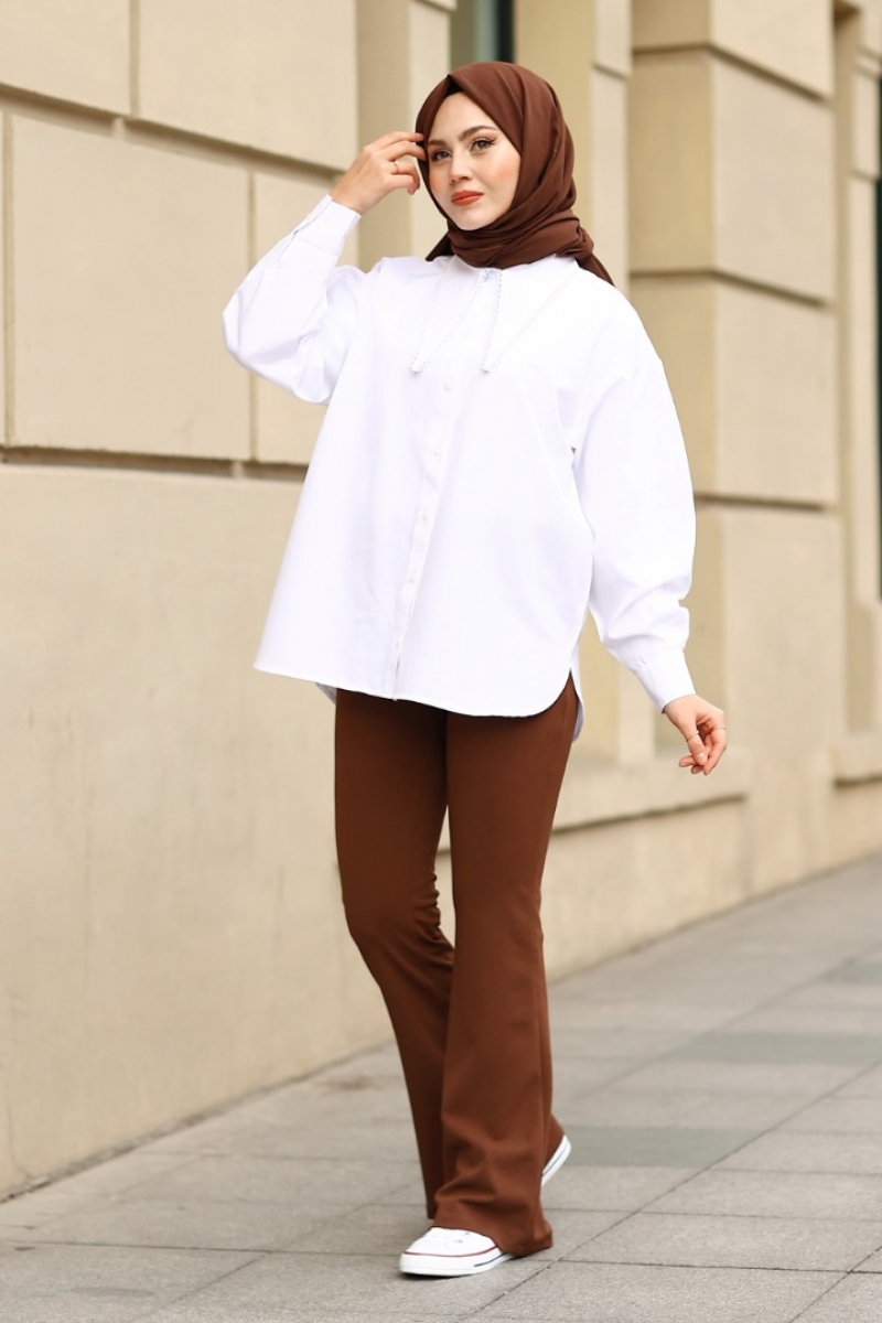 Nerissa Beyaz Gömlek