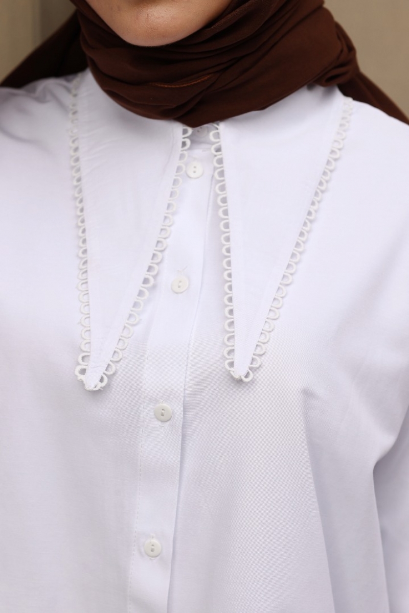 Nerissa Beyaz Gömlek